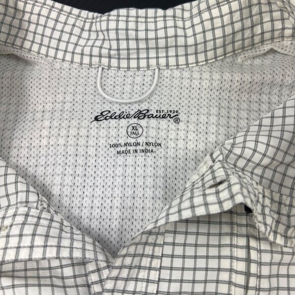 Eddie Bauer Mens Plaid Fishing Shirts Vented Back LOT OF 2 size XL Outdoor Hike - Picture 13 of 16